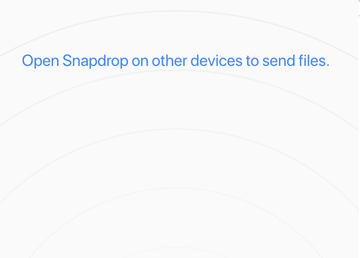 Snapdrop:基于P2P跨平台传送工具