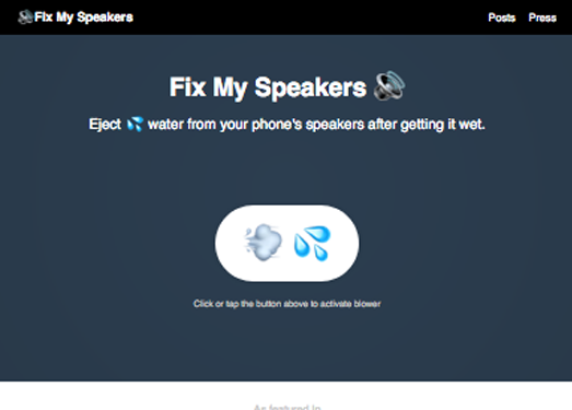 用声波清理手机喇叭液体 -FixMySpeakers