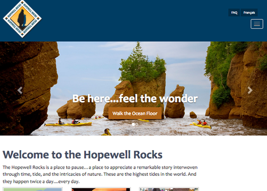 TheHopeWellrocks:加拿大好望角岩石旅游地