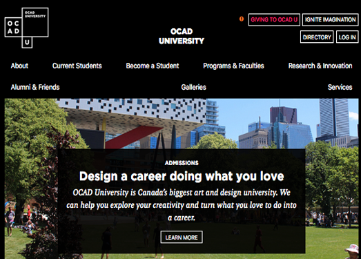 Ocad.ca:安大略艺术设计学院