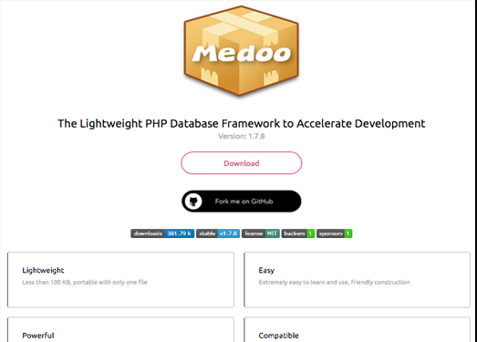 Medoo|轻量级PHP数据库框架