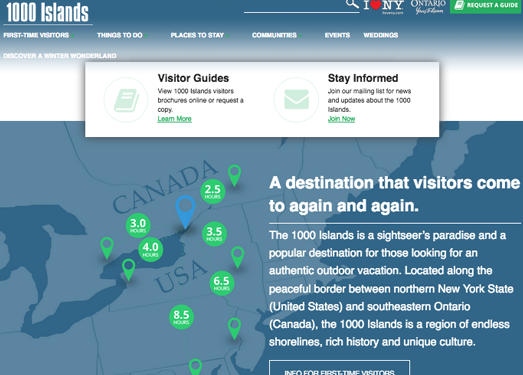 Visit1000isLands:加拿大安大略千岛湖旅游网