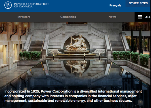 Powercorporation:加拿大鲍尔投资控股集团
