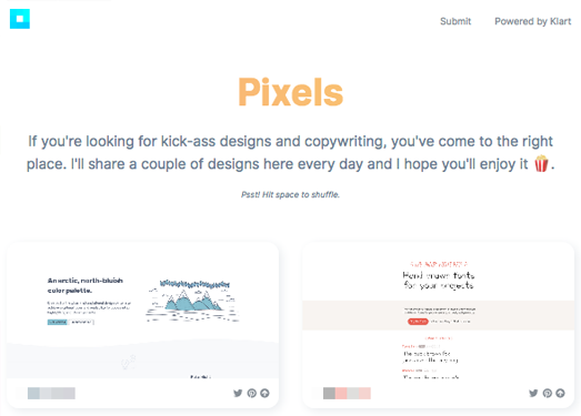 KlartPixels|网页设计作品案例欣赏
