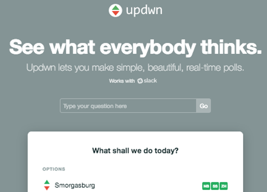 Updwn:在线问卷调查工具