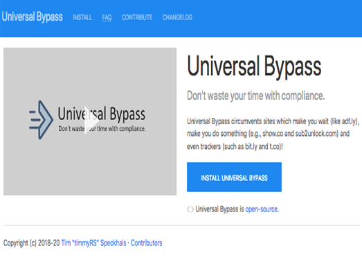 UniversalBypass|反广告强制收看扩展插件