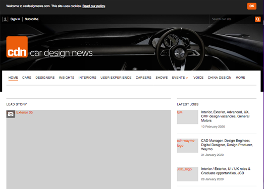 CarDesignNews:国际汽车设计平台