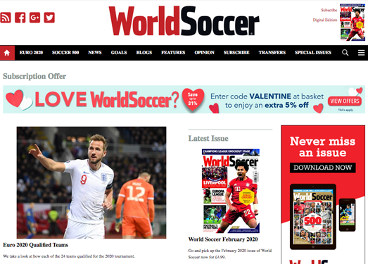 WorldSoccer:世界足球杂志官网