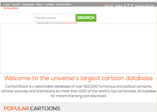 CartoonStock:在线漫画数据库平台