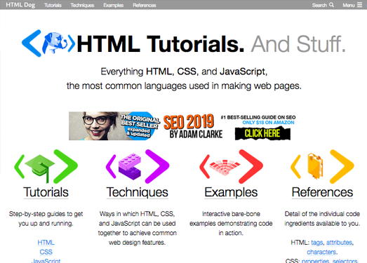 HtmlDog:网站设计师教学网