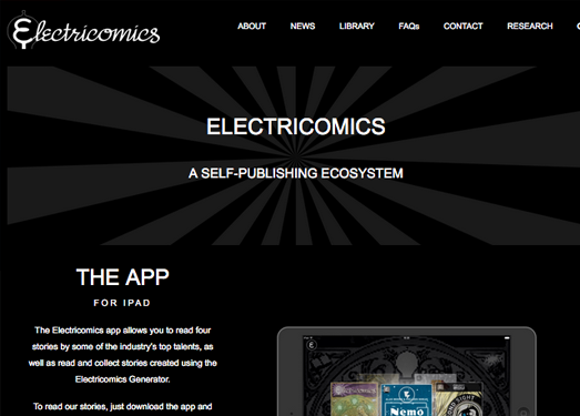 Electricomics:在线漫画创作媒介平台