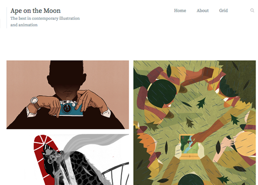 Apeonthemoon|月球上的猿插画博客