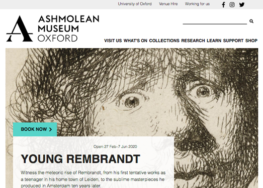 Ashmolean:阿什莫林博物馆官网