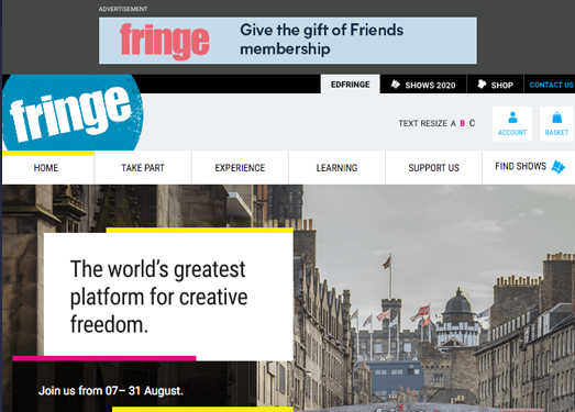 Edfringe:爱丁堡艺穗节官网