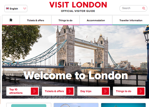 VisitLondon:英伦之旅伦敦城市旅游指南