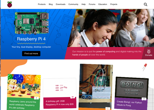 RaspberryPi:树莓派微型电脑官网