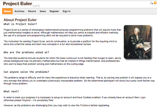 ProjectEuler:数学计算机编程解答网