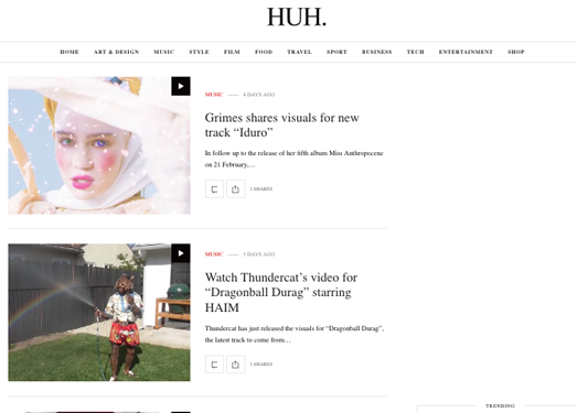 HUHMagazine:呵呵潮流风尚杂志博客