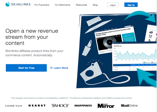 SkimLinks:网络内容货币化开发网