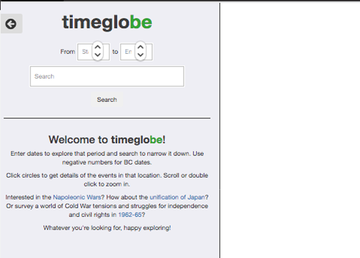 Timeglobe:在线历史事件查询网