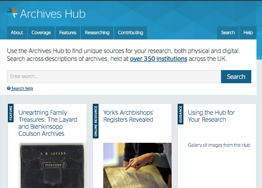 ArchivesHub:历史档案研究平台