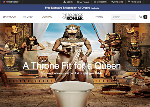 Kohler:美国科勒公司官方网站