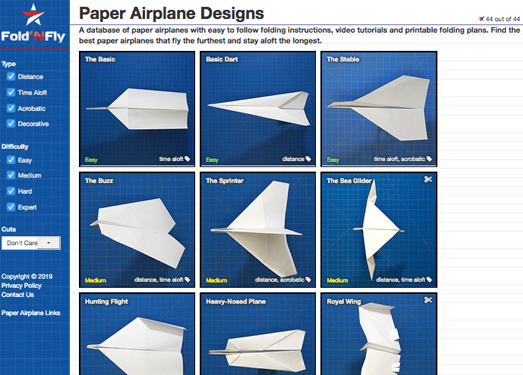 FoldnFly|纸飞机折纸图解大全