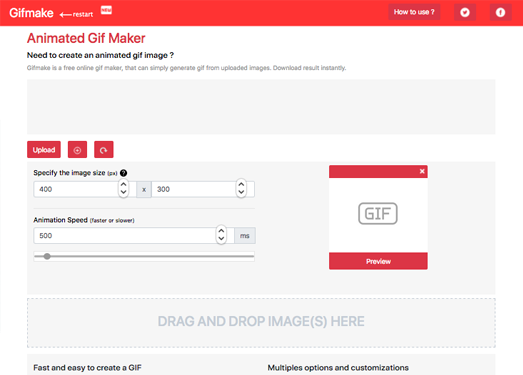 GifMake:在线Gif图片制作工具