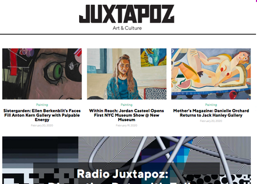 JuxTapoz:当代文化艺术杂志