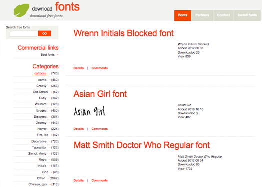 download fonts|下载免费字体