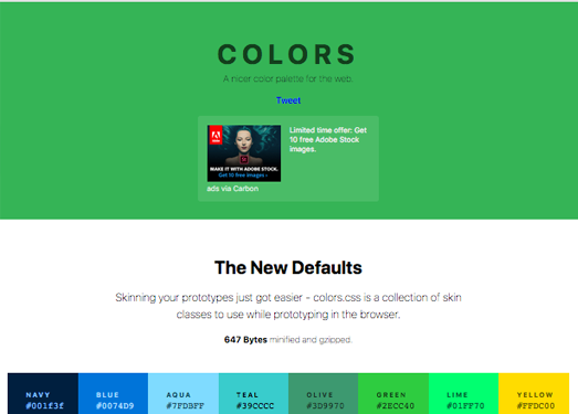 Colors|一个更好的网络调色板