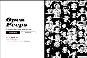 Open Peeps|手绘插图库