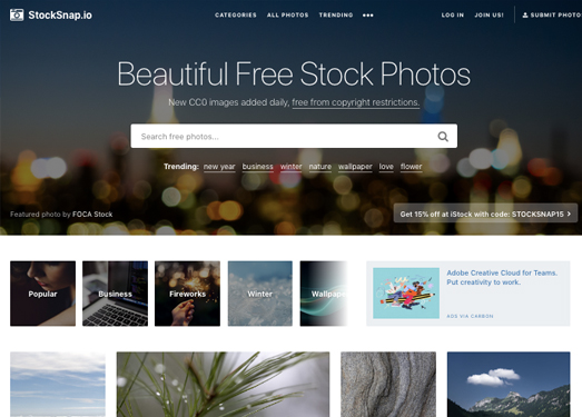 StockSnap:免费图片素材高清资源库