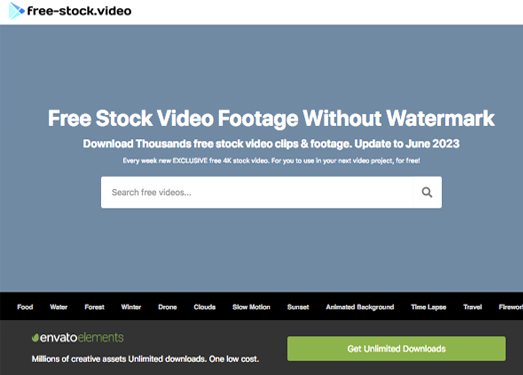 Free Stock Video|无水印的免费库存视频片段